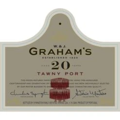 Graham's 20 Year Old Tawny Port 6 Graham's 20 Year Old Tawny Port -WINE Sales 5973