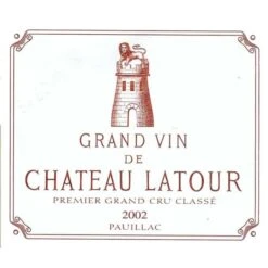 Chateau Latour 2002 -WINE Sales 86401