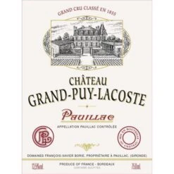 Chateau Grand-Puy-Lacoste 2020 -WINE Sales ai65uenbjyifypeccycq