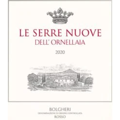 Ornellaia Le Serre Nuove 2020 5 Ornellaia Le Serre Nuove 2020 -WINE Sales gzqorqwqc78guw5ziajt