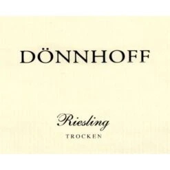Donnhoff Nahe Estate Riesling Trocken 2022