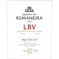 Quinta Da Romaneira Late Bottled Vintage Port 2015 -WINE Sales idtplc1ovvzjgbs7b2j9