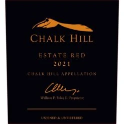 Chalk Hill Estate Red 2021 -WINE Sales oxikeaqkyel7rkdox8xw