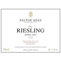 Felton Road Dry Riesling 2022 -WINE Sales tix9itw4gsouuhh7txqm
