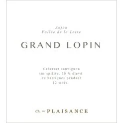 Chateau De Plaisance Anjou Grand Lopin Rouge 2020 -WINE Sales u5kfbwa7ywblduuvkcso