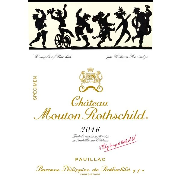 Chateau Mouton Rothschild (1.5 Liter Magnum) 2016 3 Chateau Mouton Rothschild (1.5 Liter Magnum) 2016