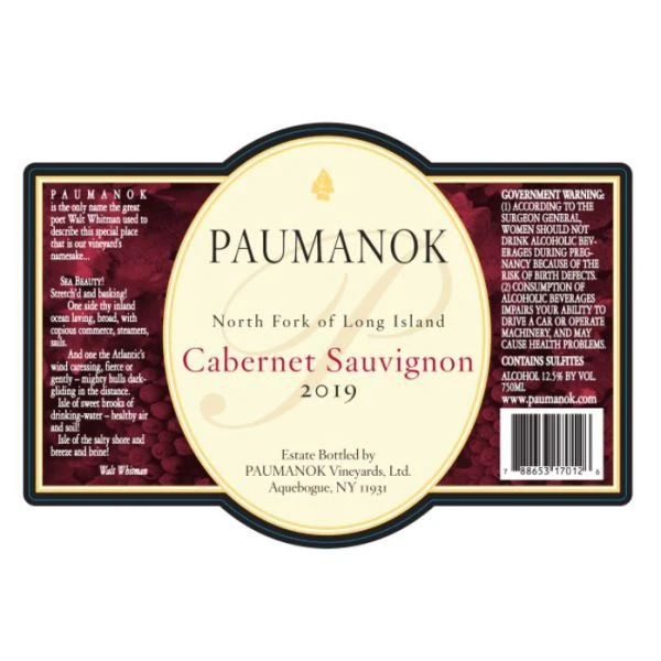Paumanok Cabernet Sauvignon 2019 4 Paumanok Cabernet Sauvignon 2019 - Image 2