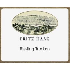Fritz Haag Mosel Estate Riesling Trocken 2022 -WINE Sales ztibbc8bzwhrzjncrsee
